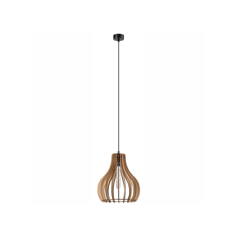 Envostar Hängeleuchte Pendelleuchte Lampe Falou Eiche Ø 25 cm SIEHE TEXT/FOTO - 4251911795837