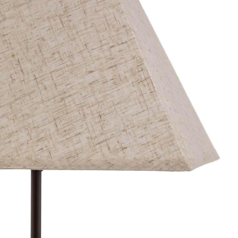 Tischlampe Seregon Steindekoration Lampe E27 creme braun 63cm Höhe 30x25cm - 8030626531215