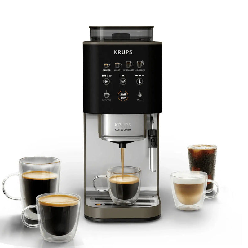 Krups Kaffeevollautomat Espressomaschine SA403BE0 mit Milchaufschäumdüse - 3016661181603