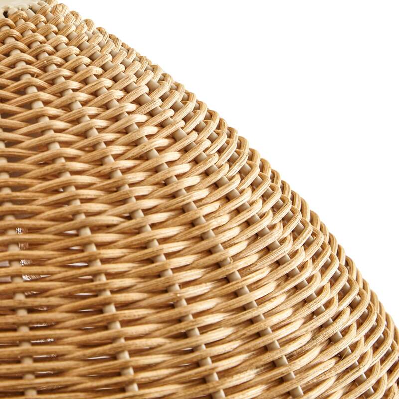Lindby Hängeleuchte Laverne LED Pendelleuchte Rattan dimmbar beige Ø40cm 35cm - 4255830913648
