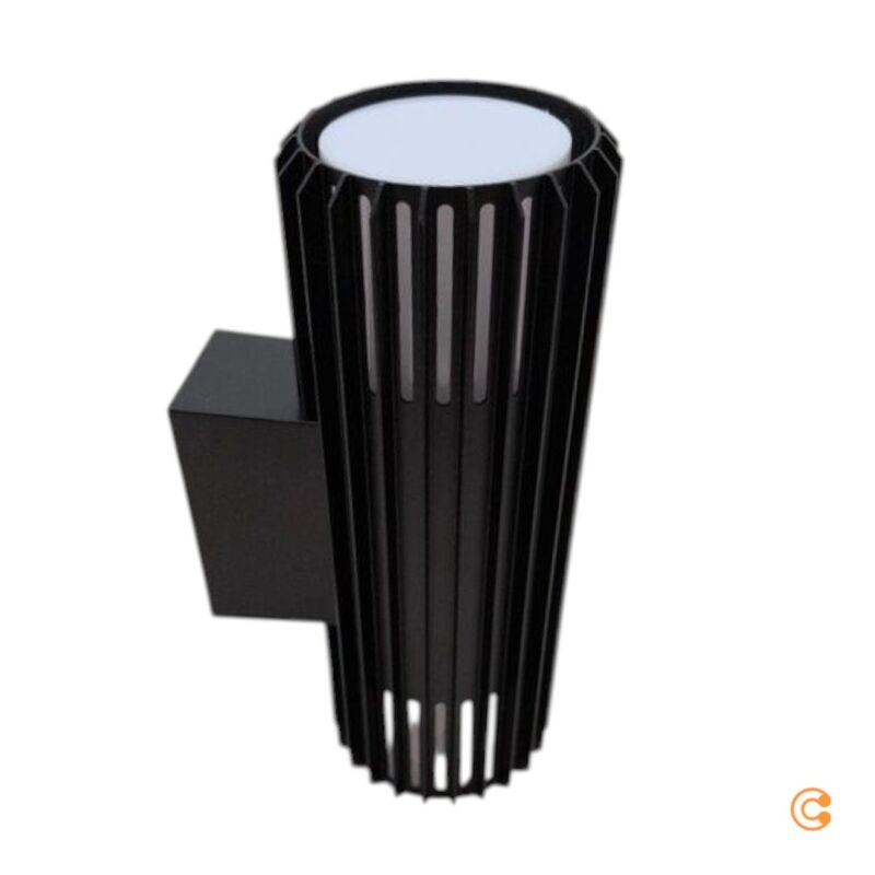 Nordlux Außenwandleuchte Aludra Double Seaside LED Gartenlampe schwarz IP54 - 5704924022111