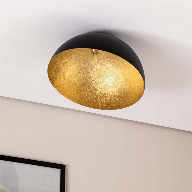Sigma Deckenleuchte Sfera LED Lampe Leuchte dimmbar schwarz gold Ø50cm 32cm - 5905143281581
