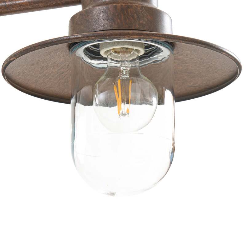 Lindby Wegeleuchte Eloretta LED Gartenlampe rost Stahl 110cm IP44 E27 dimmbar - 4255830909078