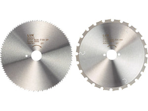 B-Ware LUX-TOOLS Kreissägeblatt Holz 210mm 2-teilig Sägeblätter Handkreissäge Zubehör