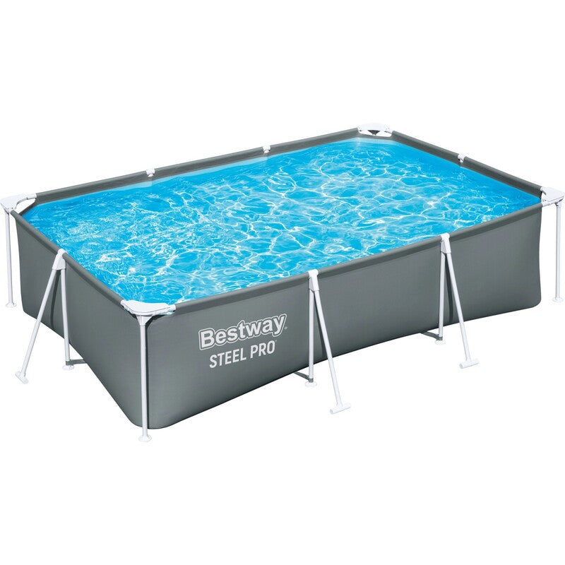 Bestway Standpool Steel Pro grau 300x201cm mit SealLock-System für Badespaß - 6927088818393