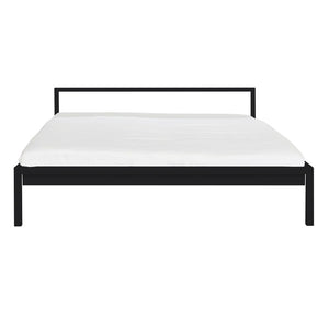 B-Ware Hans Hansen Bett Schlafstätte Pure Bett 200 x 210 cm schwarz Bettmöbel Möbel