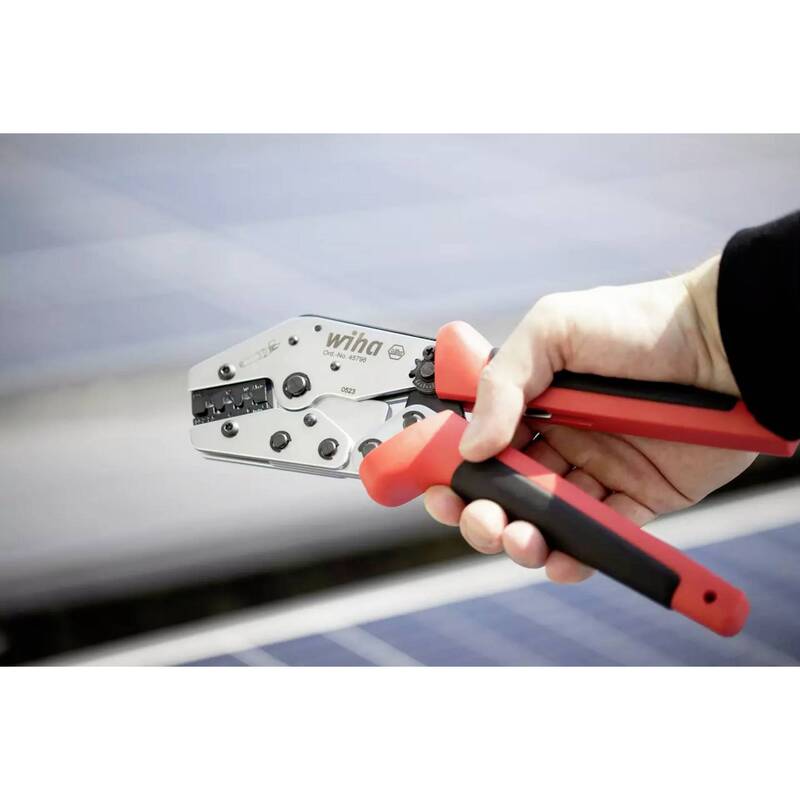Wiha Crimpzange Photovoltaik-Verbinder MC4 45796 2,5 bis 6 mm² Handwerkzeug 680g - 4010995457969