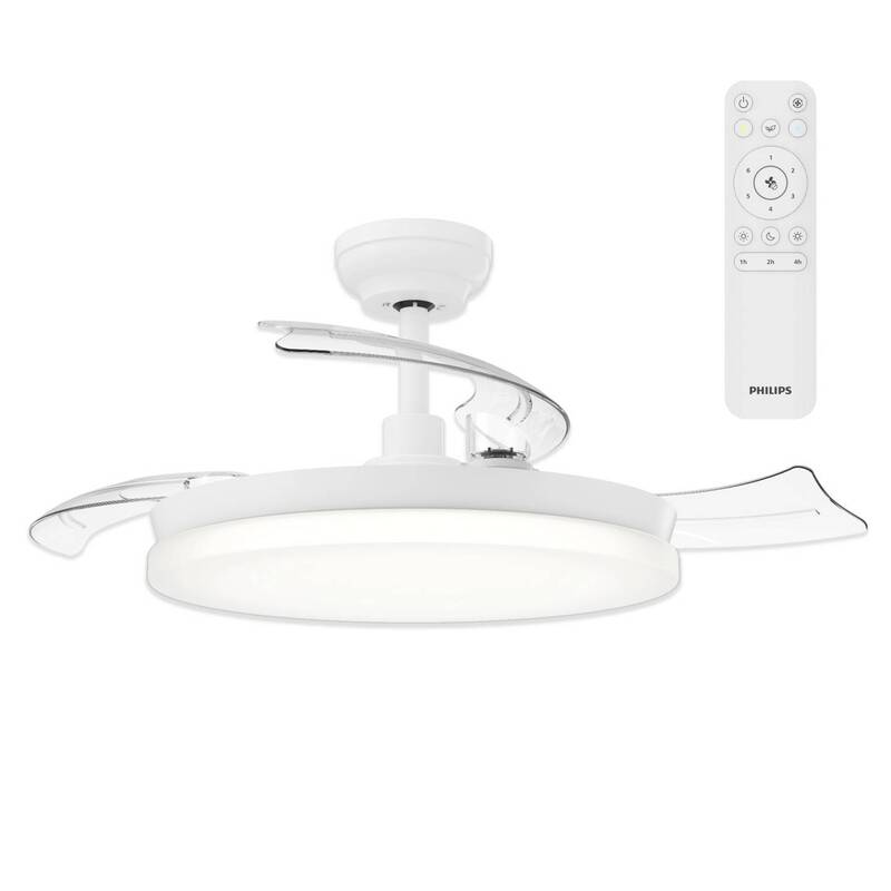 Philips LED Deckenventilator Solr 32W Dimmbar mit Fernbedienung weiß 150m³/h - 8721103103130