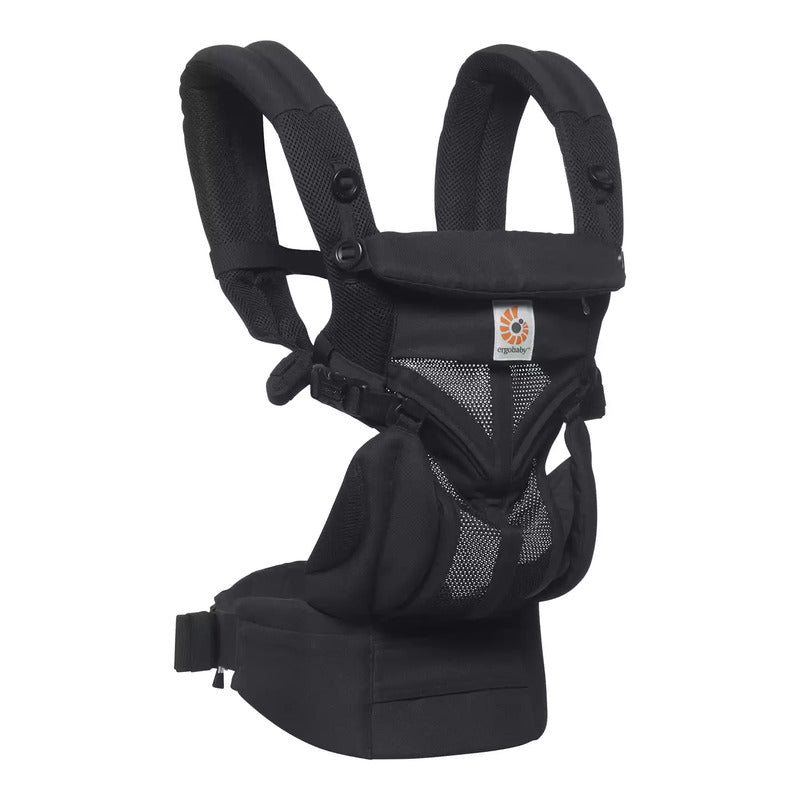 Ergobaby Babytrage Omni 360 Cool Air Mesh Onyx Black für Neugeborene ab Geburt - 8451970631114