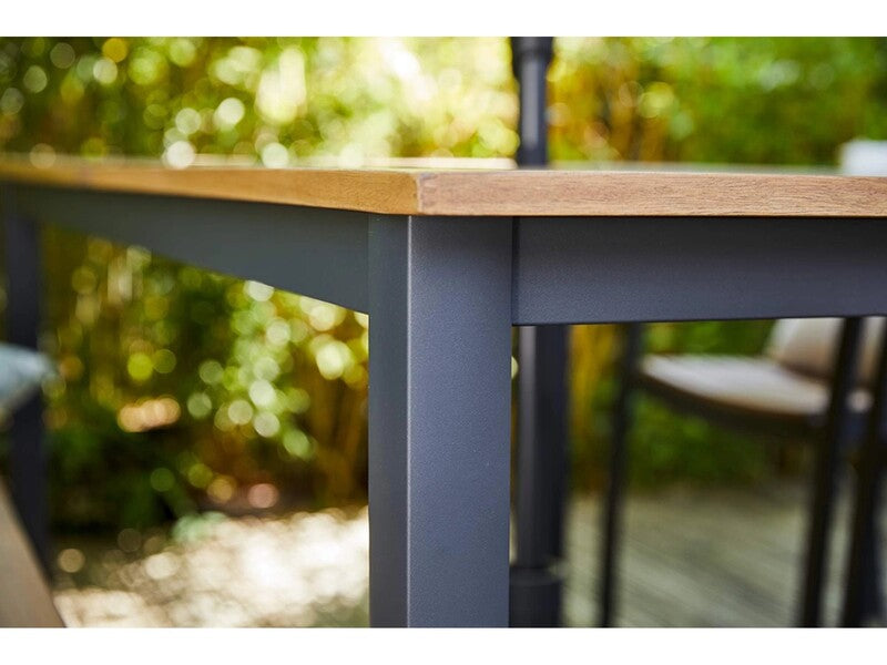 Gartentisch Bonlee Terrassentisch Eukalyptusholz wetterbeständig braun 166x90cm - 4007873339592