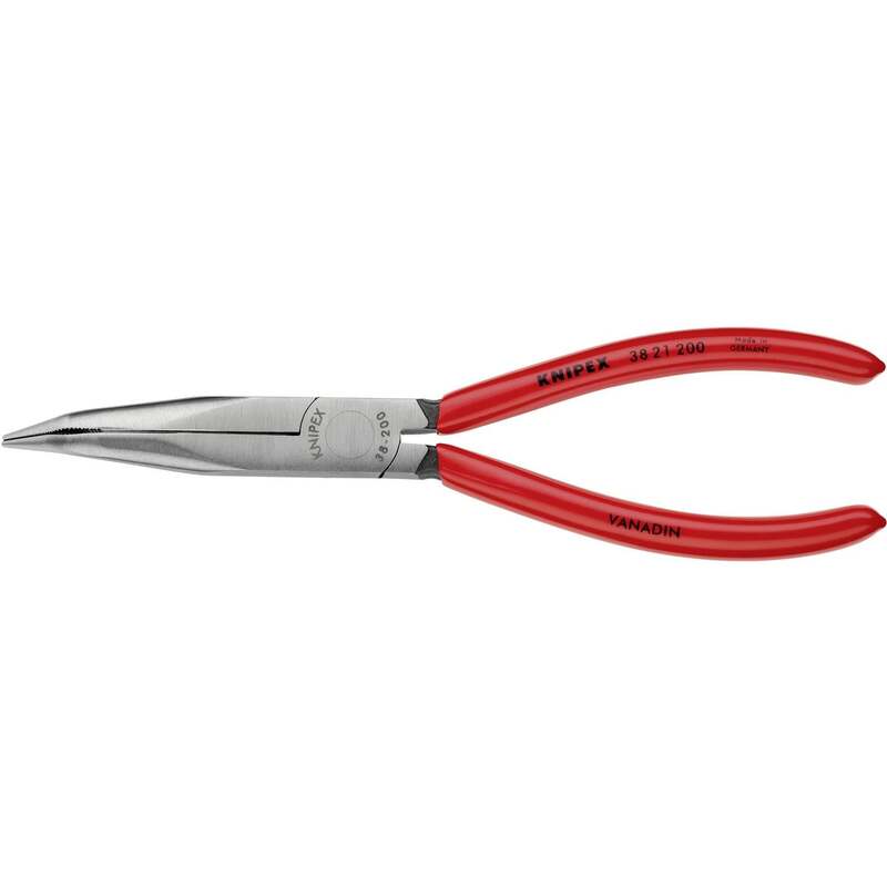Knipex Flachzange Mechanikerzange 200mm schwarz Kunststoff überzogen gehärtet - 4003773035176