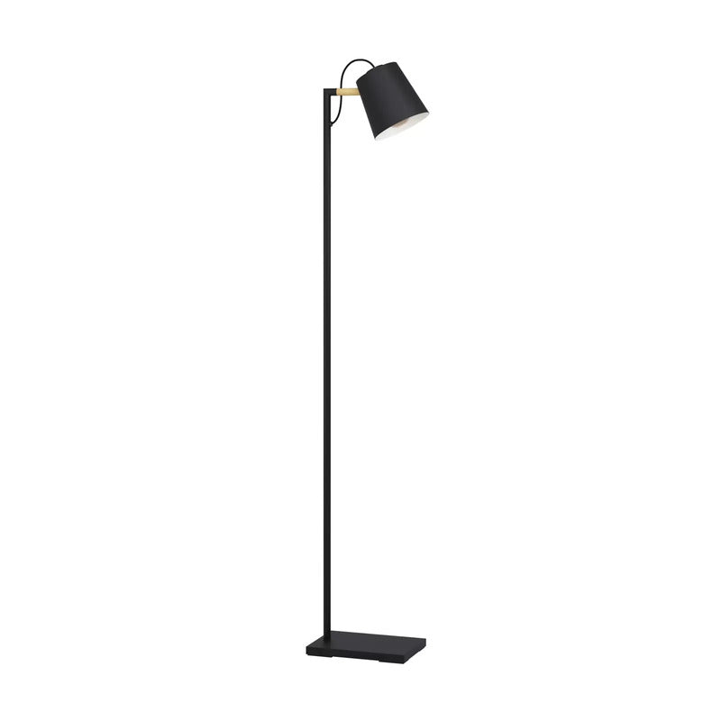 Eglo Stehleuchte Lacey, Höhe 159,5 cm schwarz Stahl Stehlampe Leuchte Lampe Spot - 9002759436148