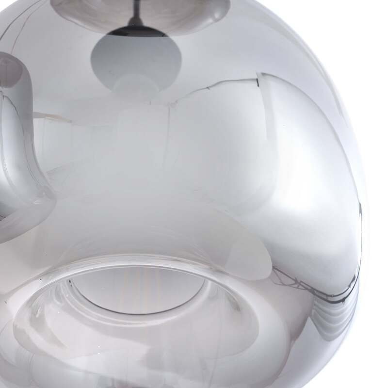 Lindby Hängeleuchte Marla rauchgrau 50 cm dimmbar E27 3x15W IP20 - 4251911797138