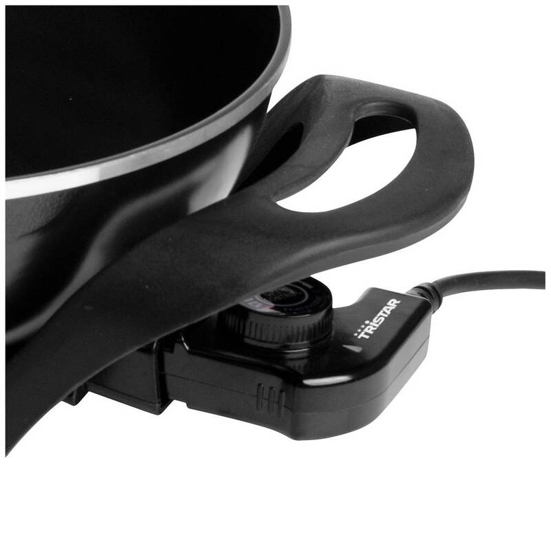 Tristar PZ-9130 Elektro-Wok Elektrische Wokpfanne Elektropfanne Pfanne Schwarz - 8713016109590