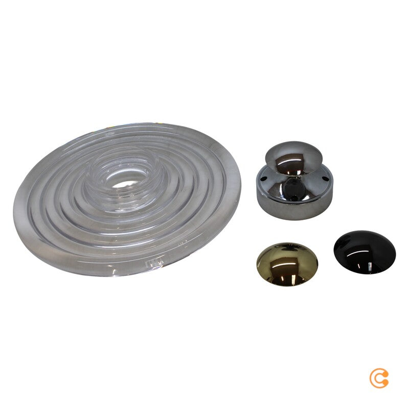 Tom Dixon Wandleuchte Wandlampe LED Press Surface Glas Transparent DEFEKTWARE - 5063081085842