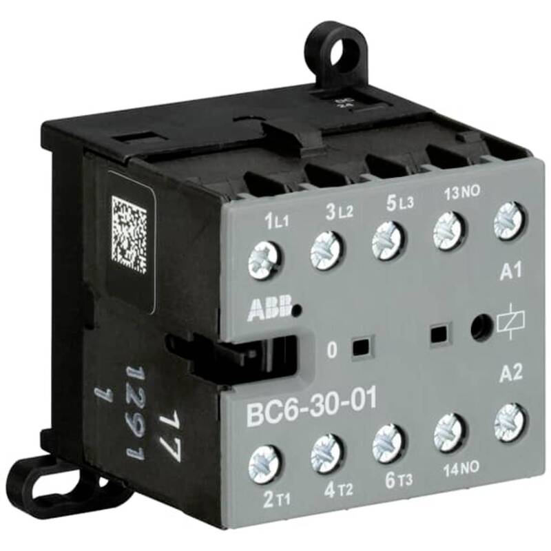 ABB BC6-30-01-01 Kleinschütz 3 Schließer 1 Öffner 4 kW 20 A 24 V DC - 4013614052828