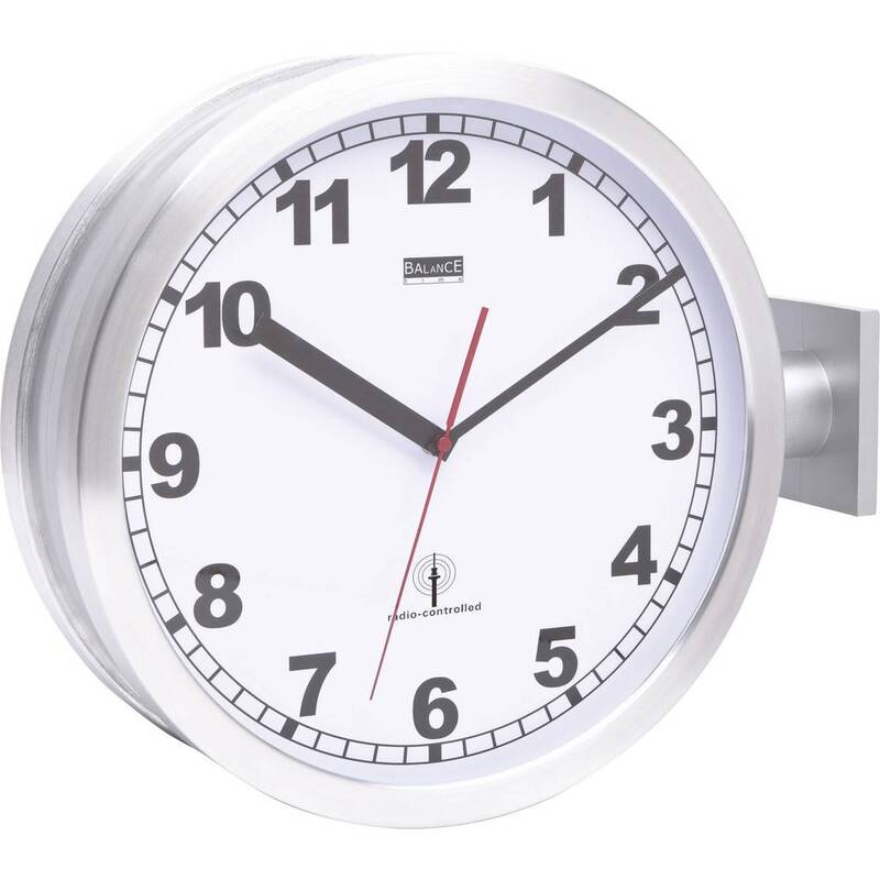 EUROTIME 91764-47 Funk-Wanduhr Funkuhr Küchenuhr Uhr Wanduhr Ø 40 DEFEKTWARE - 4044685500277