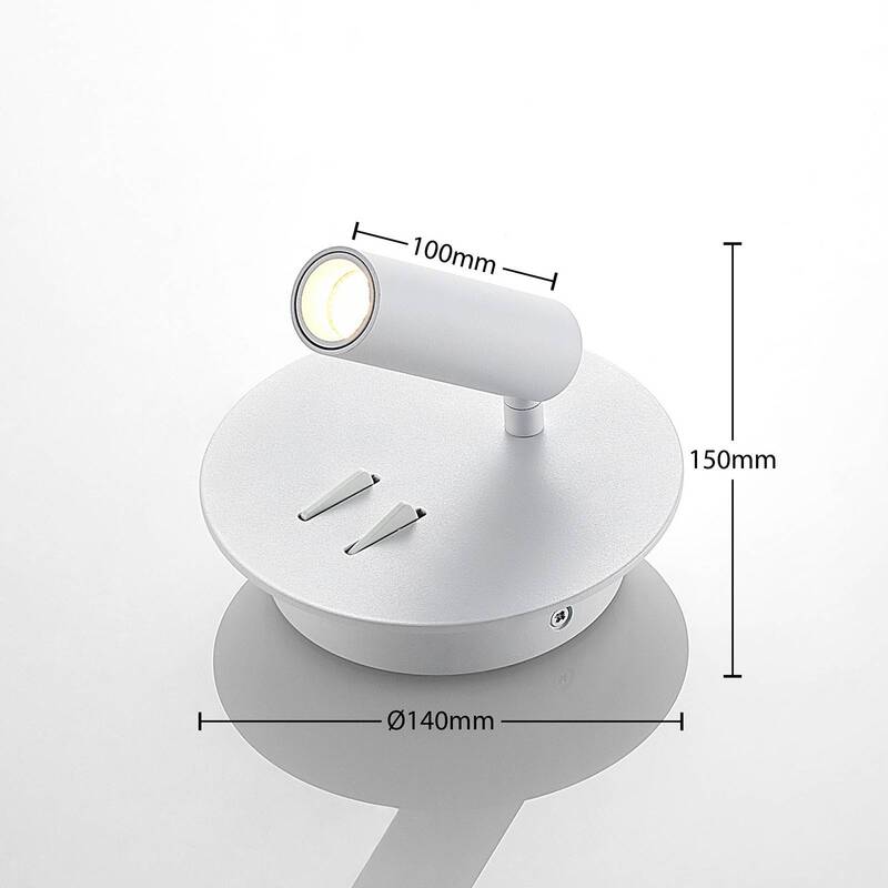 Lucande Magya LED-Wandleuchte Lampe Leuchte Wandleuchte 2-flammig 2x3 W Spot - 4251096570199