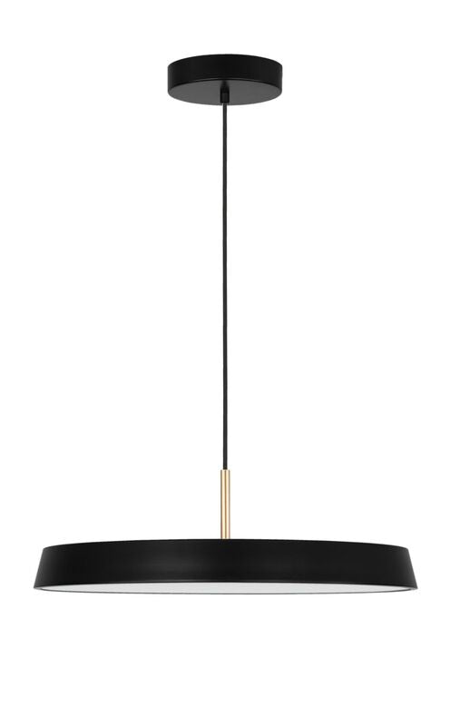 Nova Luce Pendelleuchte Hängeleuchte VETRO LED Schwarz Warmweiß 120x50 cm 35 W - 5212017425744