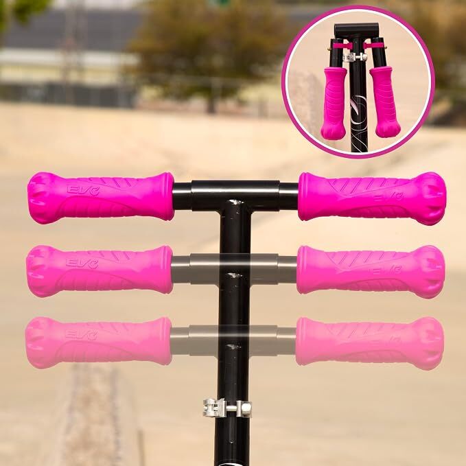 EVO Scooter Faltbar Pink Kinderfahrzeug 2-Rad höhenverstellbar ABEC-5 65x32x76cm - 5050843824719
