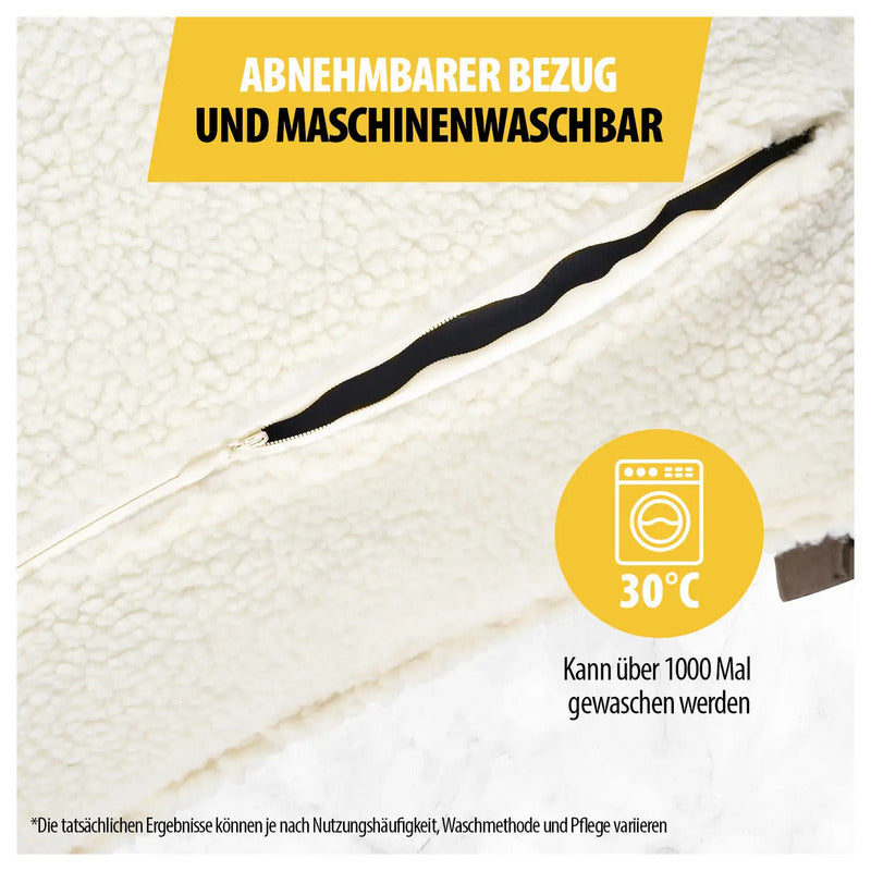 Tristar Wärmekissen Heizkissen Kissen 3 Stufen 10W kabellos beige 45x45cm - 8711658520490