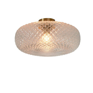 B-Ware IT'S ABOUT ROMI Deckenleuchte Venice 44 cm klar Glas E27 Fassung