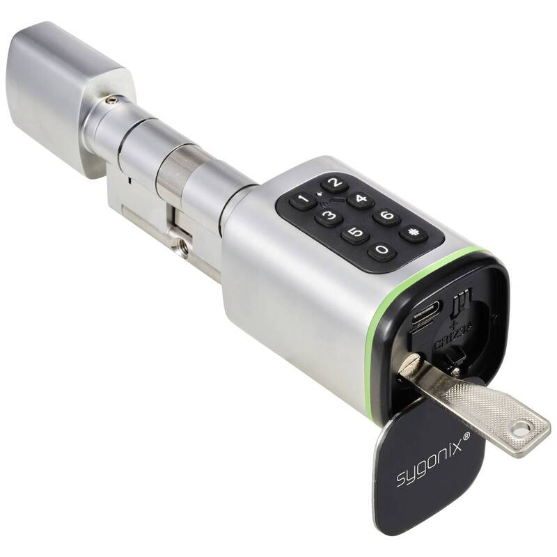 Sygonix SY-6121660 Sicherheitszylinder 3 V/DC Bluetooth Codeschlosser Schloss927 - 4064161318431