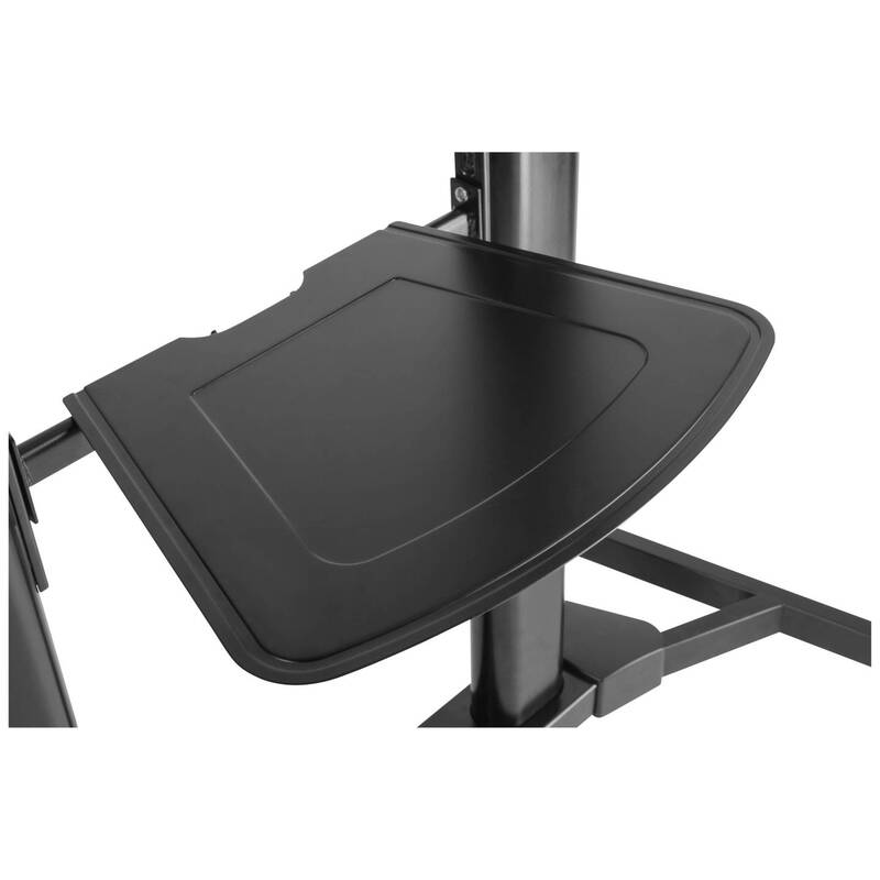 SpeaKa SP-TVC-600 TV-Rollwagen 60"-100" höhenverstellbar neigbar schwarz - 4064161225081