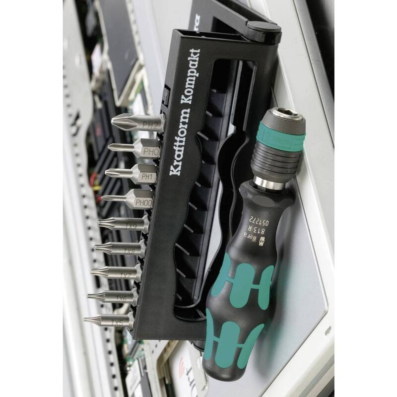 Wera Bit-Set Schraubendreher Kraftform Kompakt 11Plus Kreuzschlitz Phillips Torx - 4013288155887
