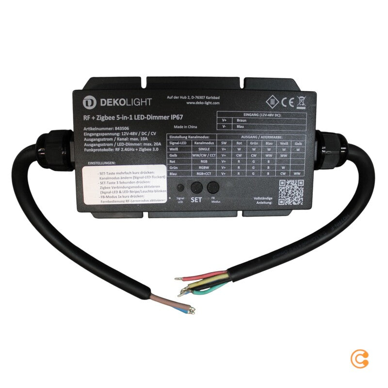 Deko-Light Steuerung RF RF-smart LED-Fernbedienung Controller Dimmer Set - 4042943175823
