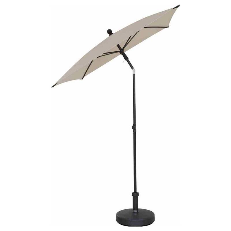 Siena Garden City Mittelstockschirm anthrazit/natur 210x140cm UPF 50+ - 4055938415750