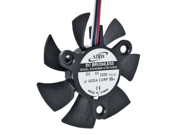 ADDA Axiallüfter AD0405MB-G7B 5V DC Lüfter 8,5m³/h Handtuchheizkörper 40x40x10mm - 2050011277173