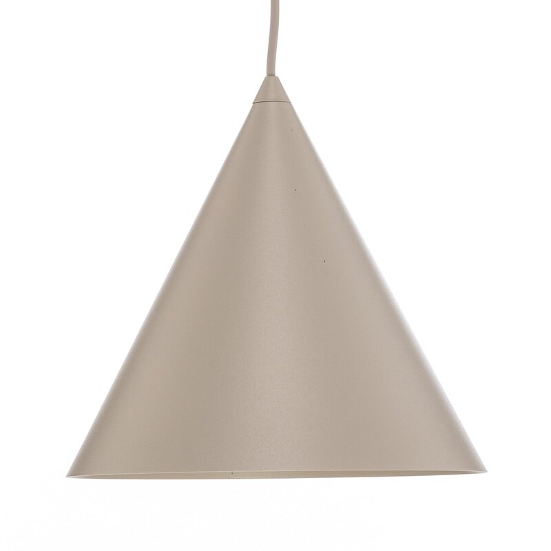TK Lighting Hängeleuchte Pendelleuchte Cono LED Lampe dimmbar beige Ø27cm - 5901780566319