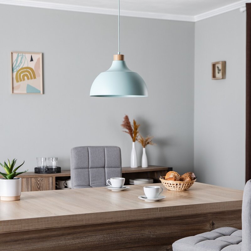 Envostar Hängeleuchte Kaitt Hängelampe Deckenlampe Lampe Holzdetail Ø 34 cm m882 - 5906135101504