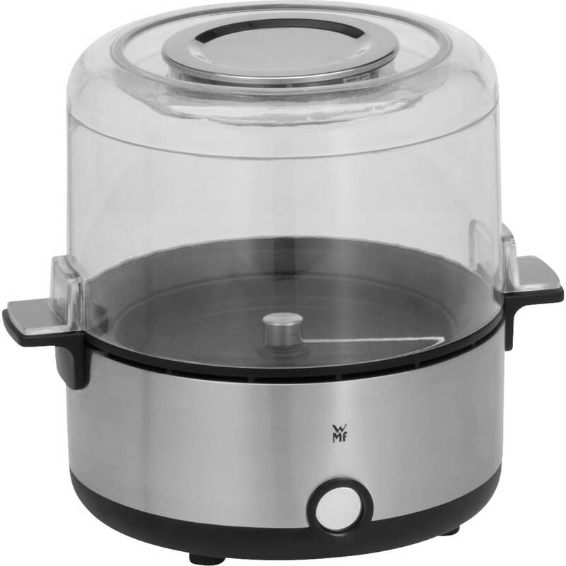 WMF Popcorn-Maker Küchenminis Edelstahl 250W 2,2l fettarm für Filmabende zuhause - 4211129140461