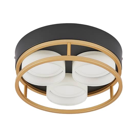 Lindby Bymera LED-Deckenlampe rund dreiflammig Deckenlampe Deckenlicht GU10 LED - 4251911704938