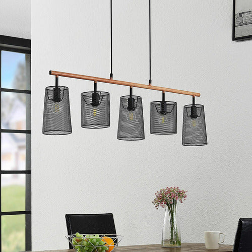 Lindby Bitana Hängeleuchte Deckenlampe Pendelleuchte Küchenlampe E14 fünfflam912 - 4251096592511