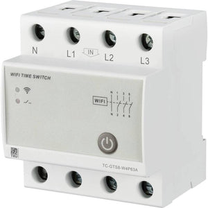 B-Ware WLAN-Schalter TC-GTS8-W4P63A 230V 63A Tuya Smart App Steuerung 1 Stück
