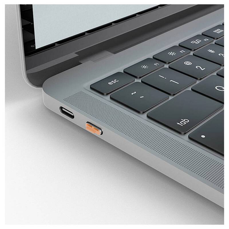 LINDY USB-C Port Schloss ohne Schlüssel 10er Set orange für Datensicherheit - 4002888404402