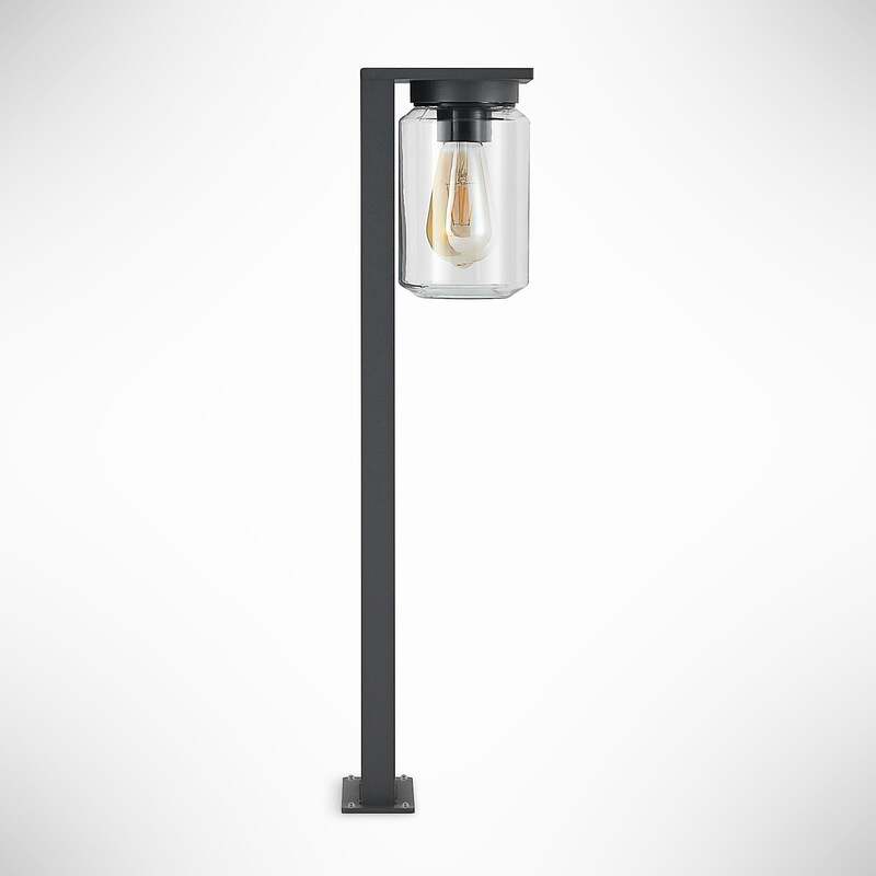 Lucande Wegeleuchte Semka LED Gartenleuchte dimmbar anthrazit 65cm Aluminium - 4251096594058