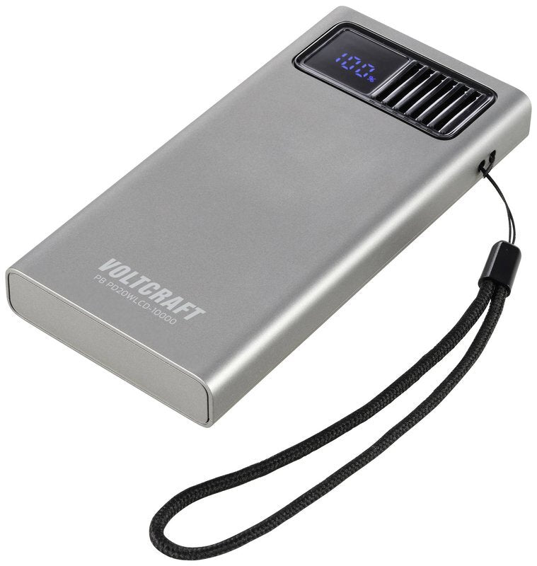 VOLTCRAFT Powerbank Akku Ladegerät Grau Fast Charge Power 10000 mAh 64 STÜCK - 4064161292779