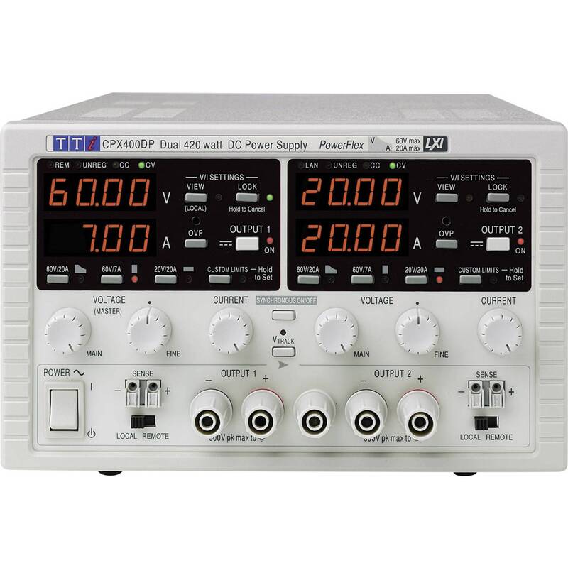 Aim TTi Labornetzgerät CPX400D 2 Ausgänge 0-60V 0-20A 840W kompakt und - 4016139066073