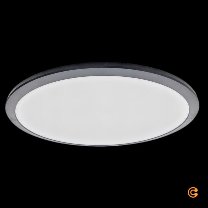 Nordlux Deckenleuchte Oja LED Lampe dimmbar schwarz warmweiß 600x600mm 38W - 5704924002243