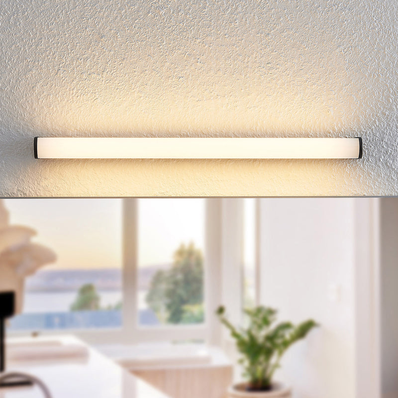 Lindby Wandleuchte Ulisan LED Wandlampe Leuchte schwarz matt 58,8cm IP44 - 4251911718669
