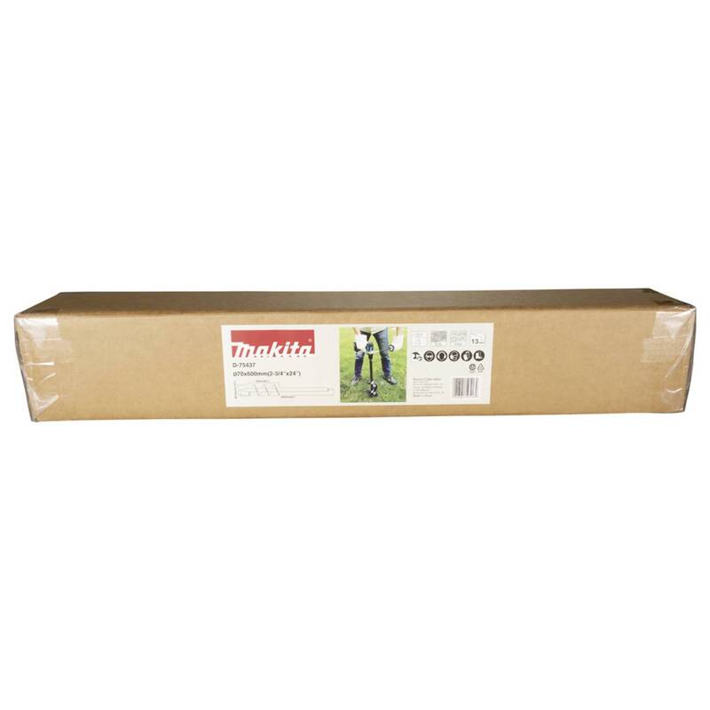 Makita Erdbohrer D-75437 Bohrer Akku 600mm Ø70mm Gartenwerkzeug vielseitig Loch - 88381595162