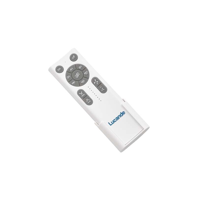 Lucande Deckenventilator Ventoro silber 132cm mit Fernbedienung Räume bis 20 m² - 4255830911361