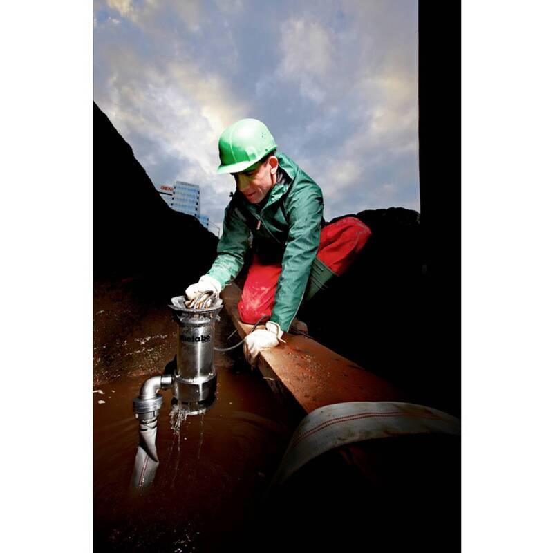 Metabo Schmutzwasser-Tauchpumpe PS 18000 SN 1900l/h 11m Edelstahl IPX8 1100W - 4003665502311