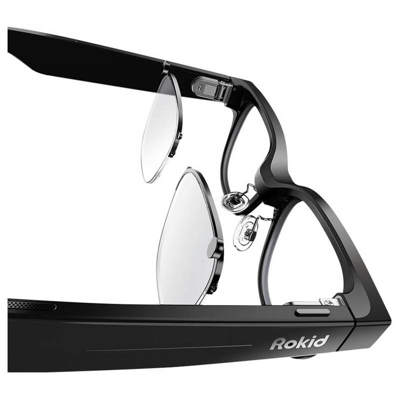 ROKID Augmented Reality Brille AI Smart Glasses 12MP Übersetzung Audio schwarz - 4064161487861