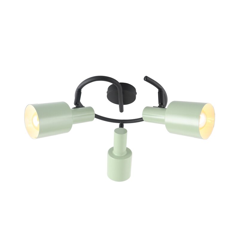 Lindby Deckenstrahler Ovelia Deckenlampe Deckenlicht grün/schwarz 3-flg. Ei633 - 4251911774993