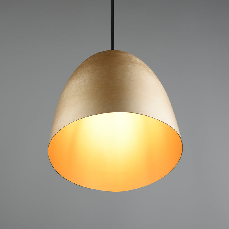 Reality Leuchten Hängeleuchte Tilda Hängelampe Lampe einflammig messing Ø 25 cm - 4017807522280